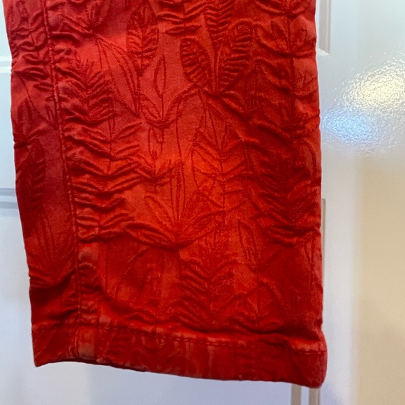 Pilcro & The Letterpress from Anthropologie Red Floral High Rise Skinny Jean- 30 - Picture 10 of 14